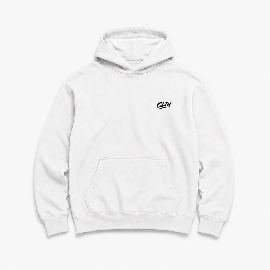 DON'T FOLLOW ME  - WHITE HOODIE