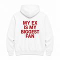 I'M BORING BABY- WHITE HOODIE