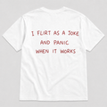 I flitr as a joke - WHITE TEE