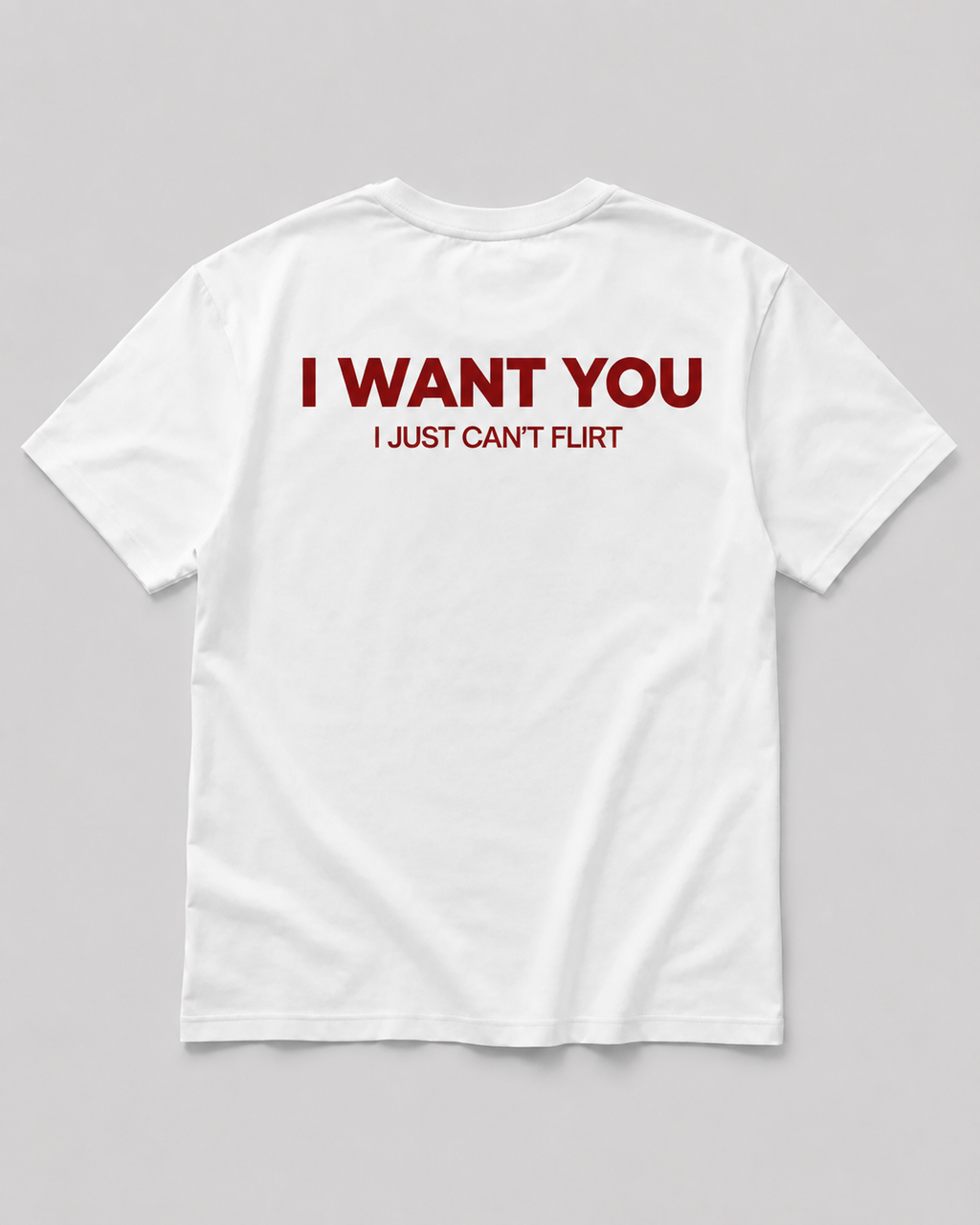 I WANT YOU. WHITE TEE