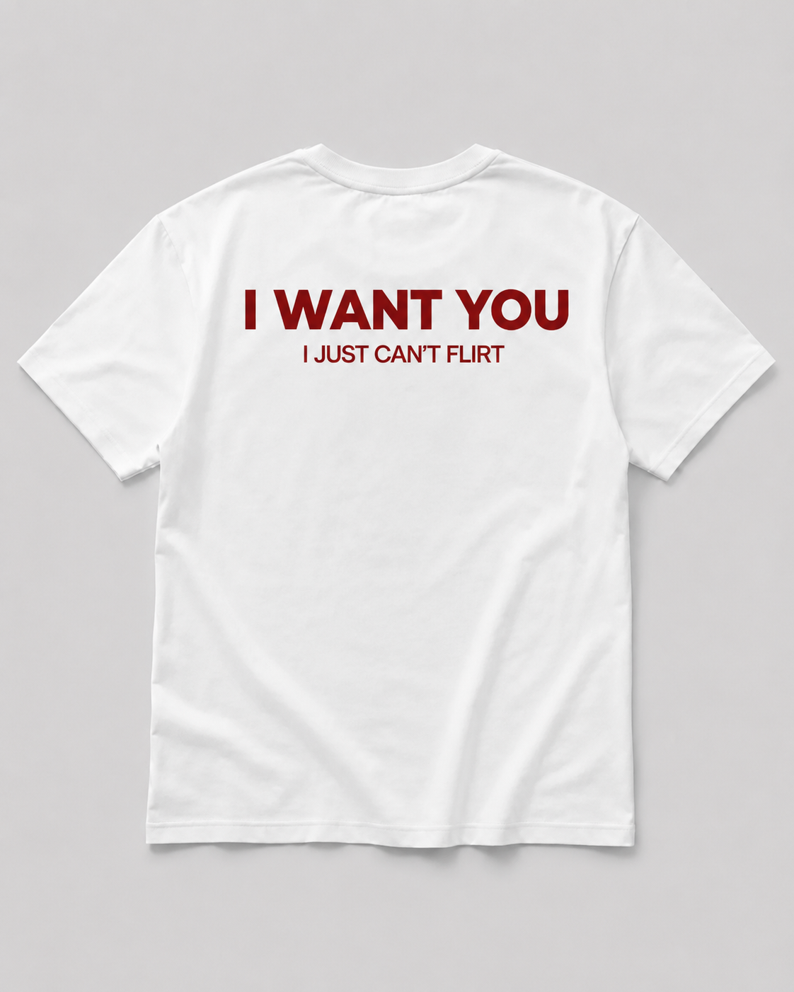 I WANT YOU. WHITE TEE