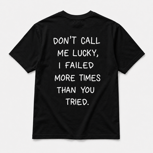 Don't call me lucky - TEE