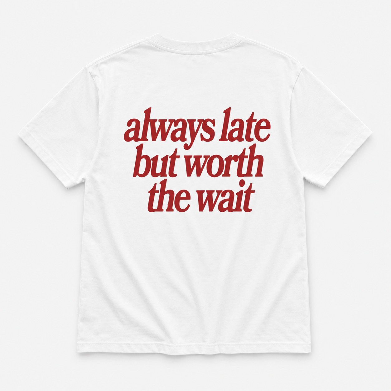 Always late but worth the wait -  TEE
